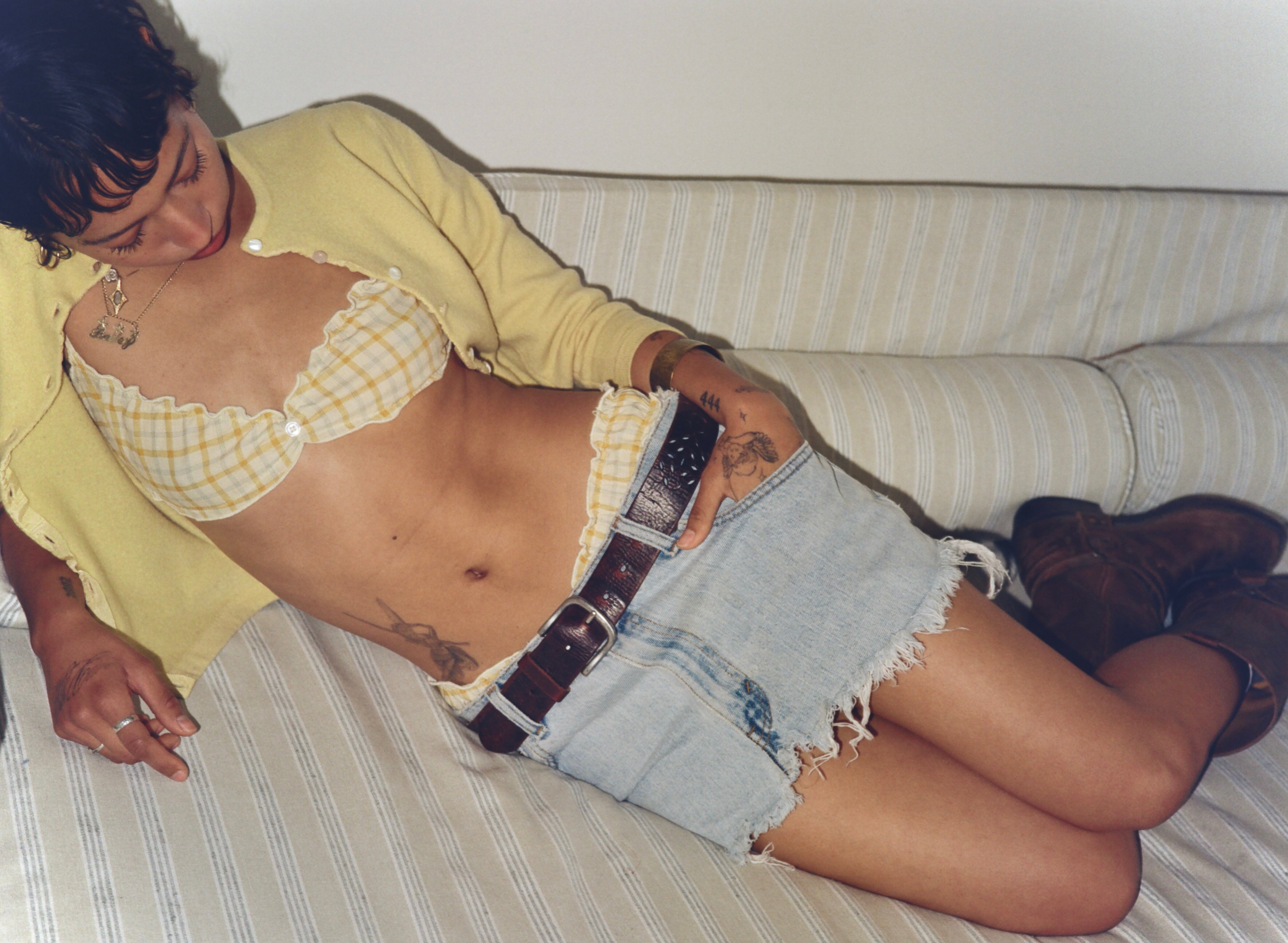 Oddli Plaid Bralette - Image 8