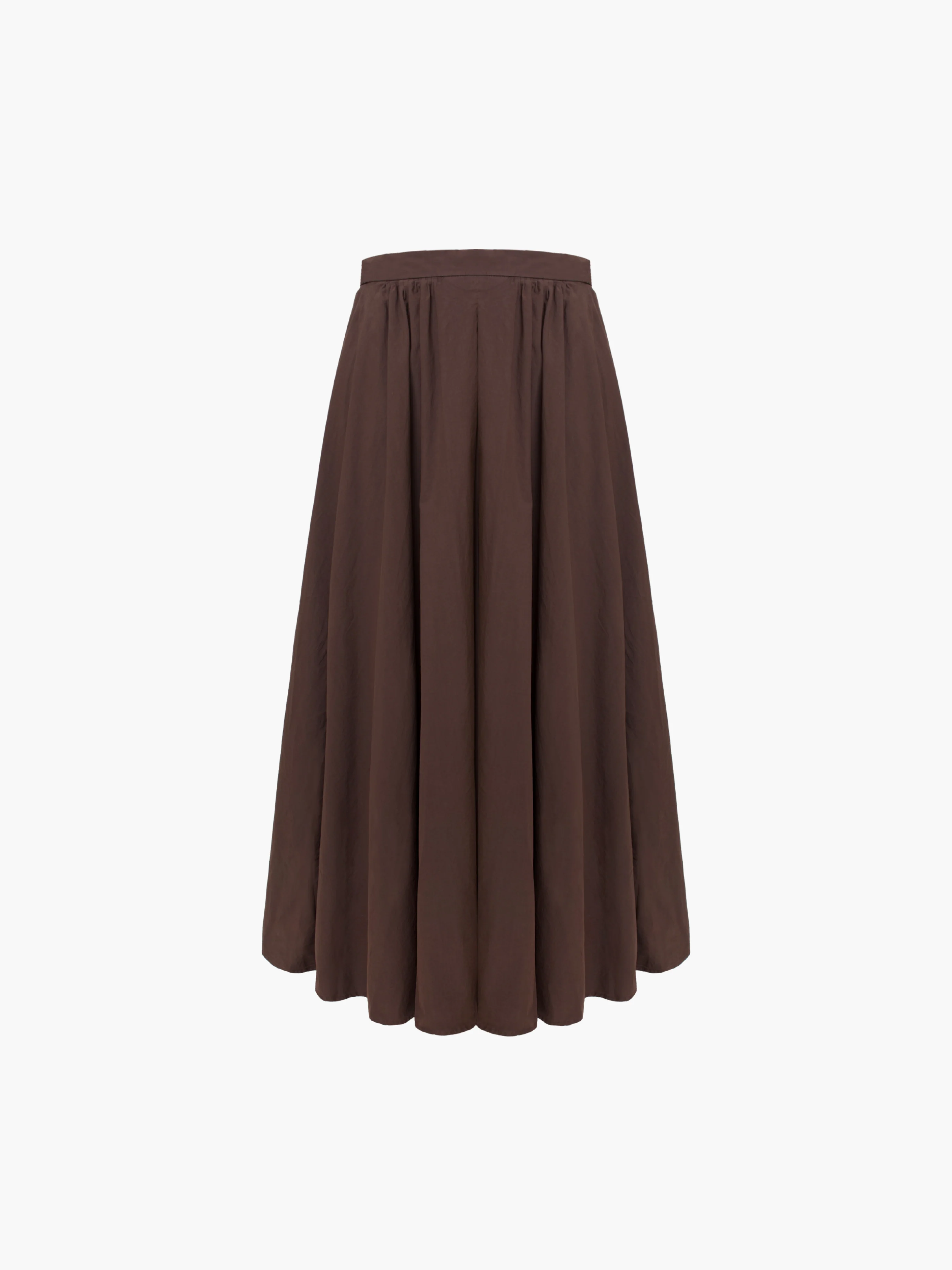 Pleated Poplin Skirt - Image 8