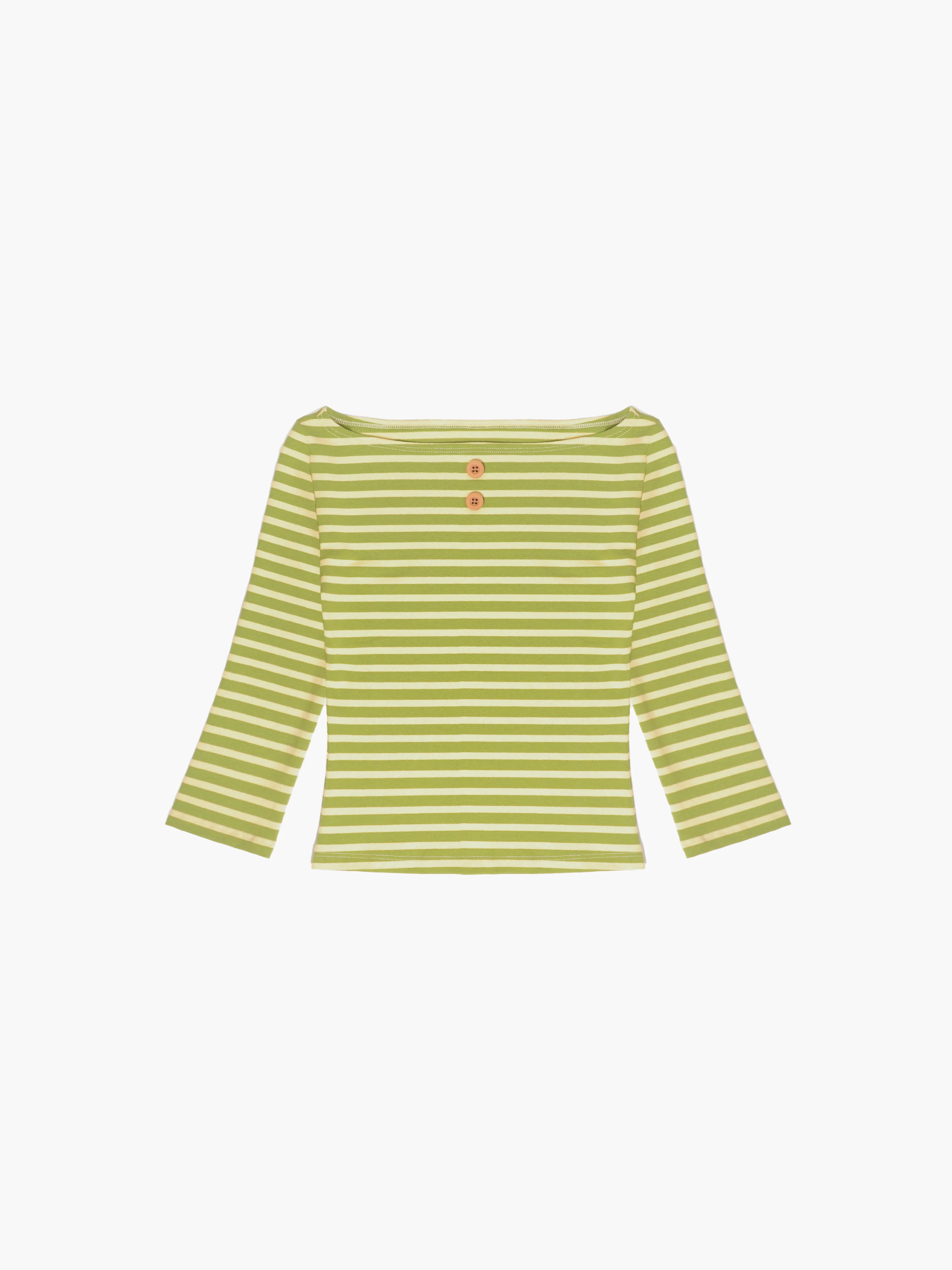 3/4 Sleeve Boat Neck Top - Image 6